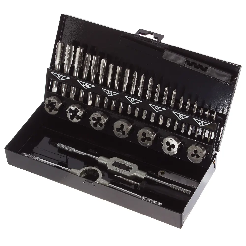 Набор метчиков и плашек M3-M12 32 шт TOPEX STLM-2118958