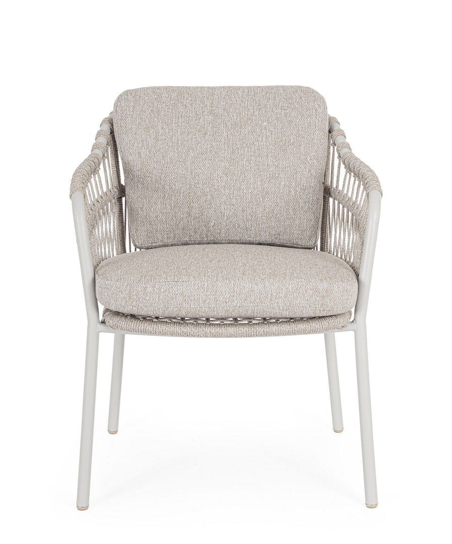 Веревочный садовый стул со встроенной подушкой BIZZOTTO Talaia ARCH-00090706 - Вид №11