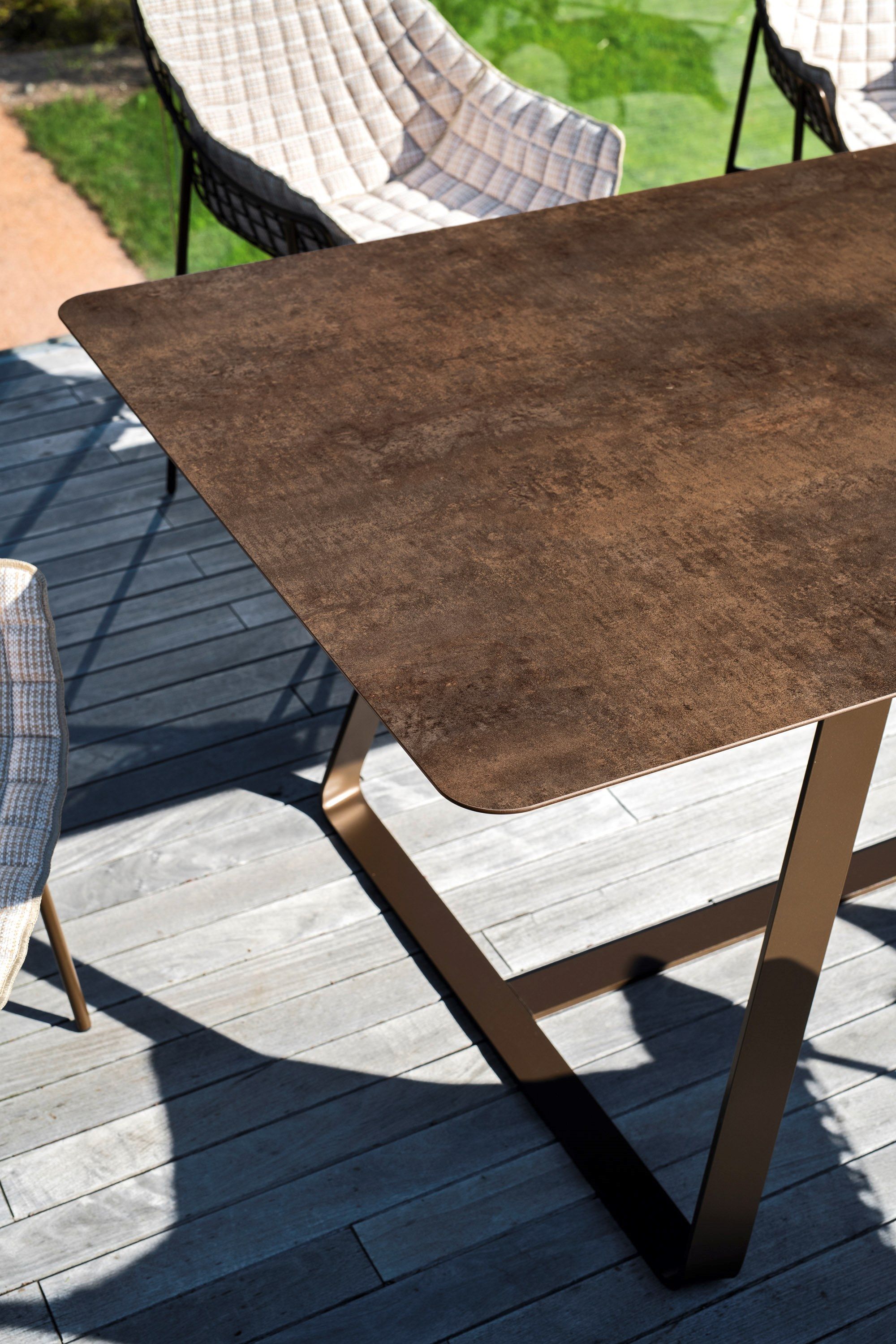 Прямоугольный стальной стол Varaschin Колонаки ARCH-00064425 - Вид №7