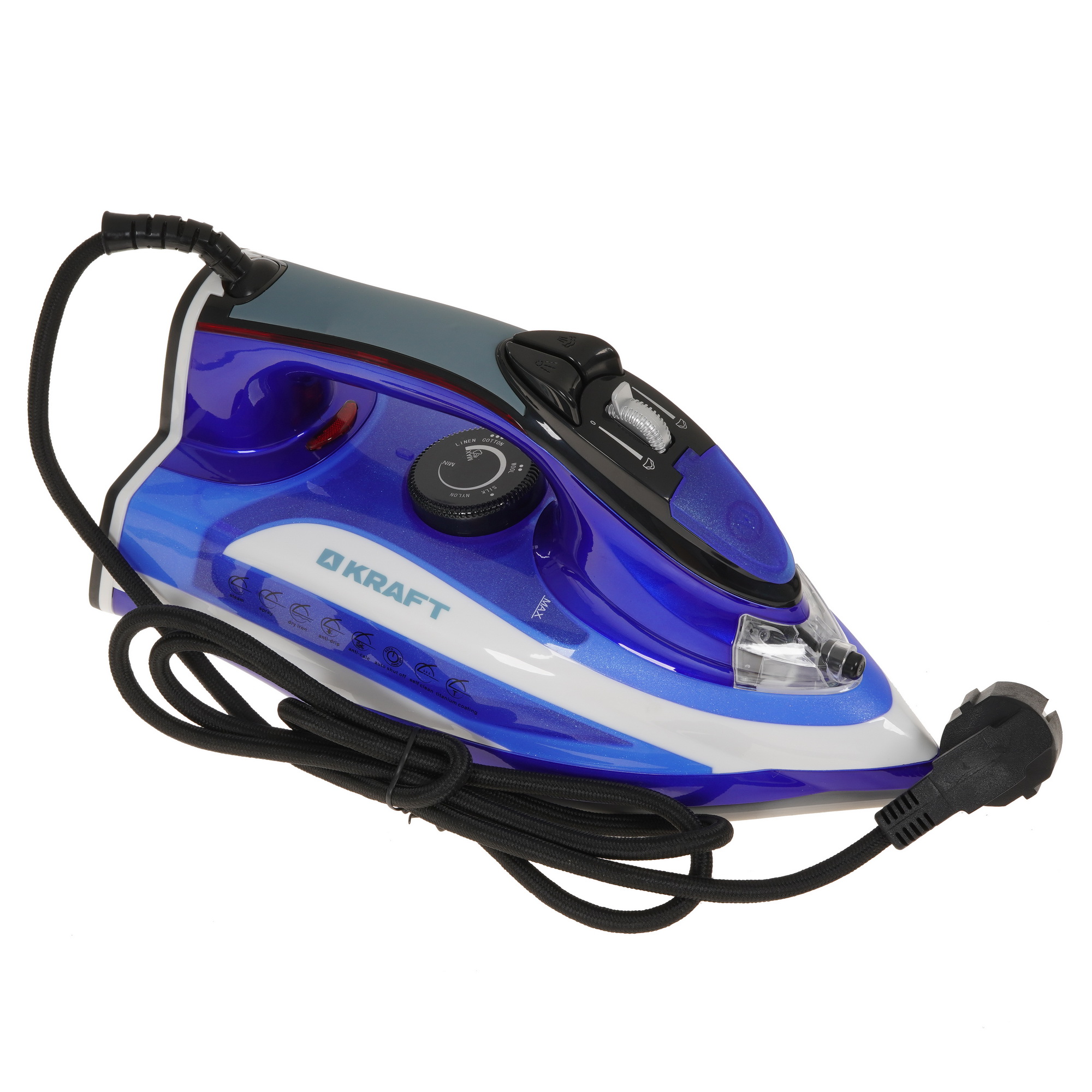 5350762 Утюг Kraft KF-CI2420A синий STDN-0139001 - Вид №5