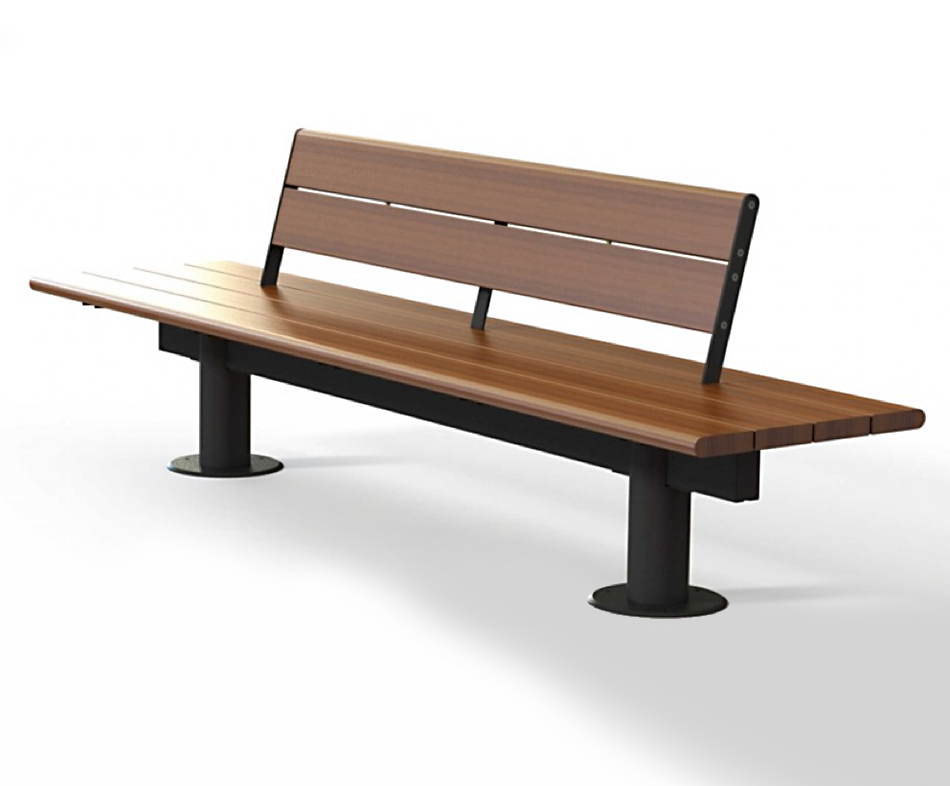 VAL1.01-MS.MD ВАЛЕНСИЯ 1, скамья парковая LAB.Space 