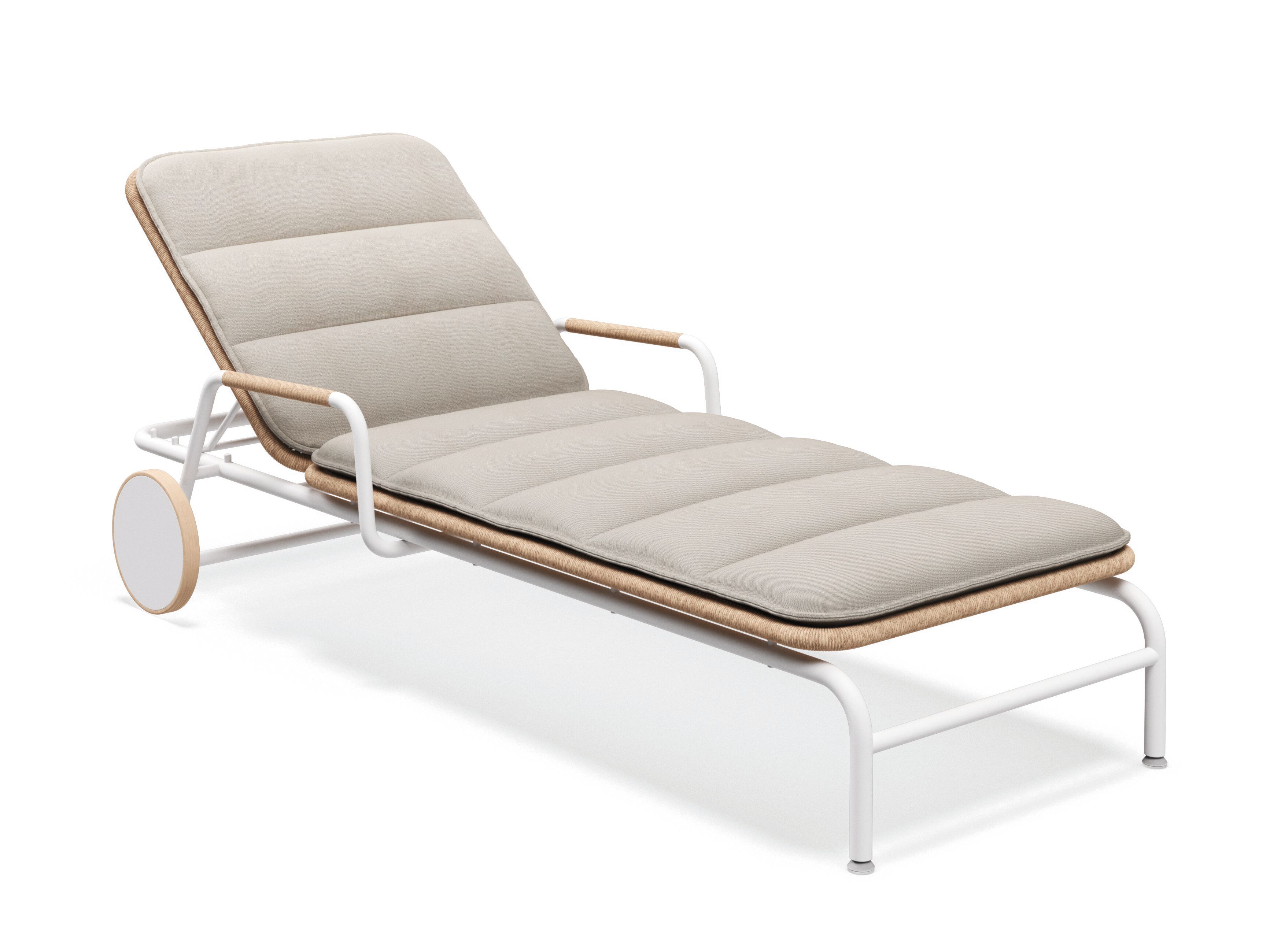 Тканевая откидная Садовая кровать с колесами Gloster свежий ARCH-00054269