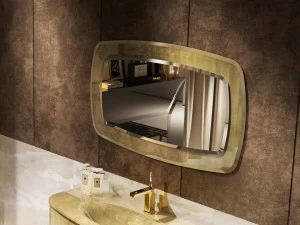 Q'in Прямоугольное настенное зеркало для ванной Odeon