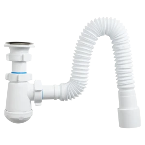 Сифон бутылочный ORIO для раковины 32 мм, белый 89425638