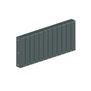 Радиатор Rifar Supremo 350 12 секций 425х960 мм боковое подключение биметалл серый