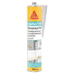 91539401 Герметик полиуретановый Sika flex-719 Universal PU черный 0.3 л STLM-1502443