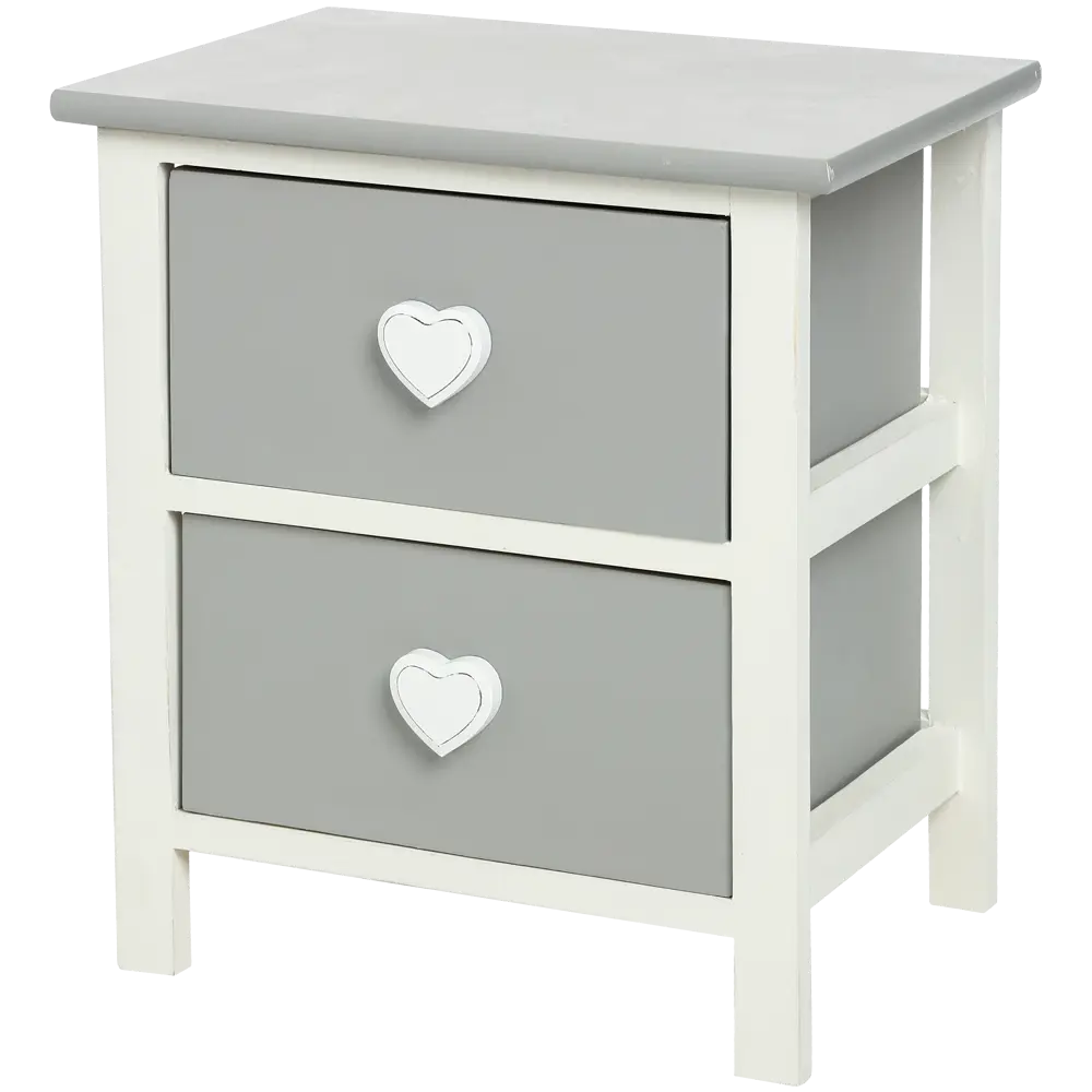 Тумба с 2 ящиками 37х27х41 см цвет серый Santreyd STLM-2065093