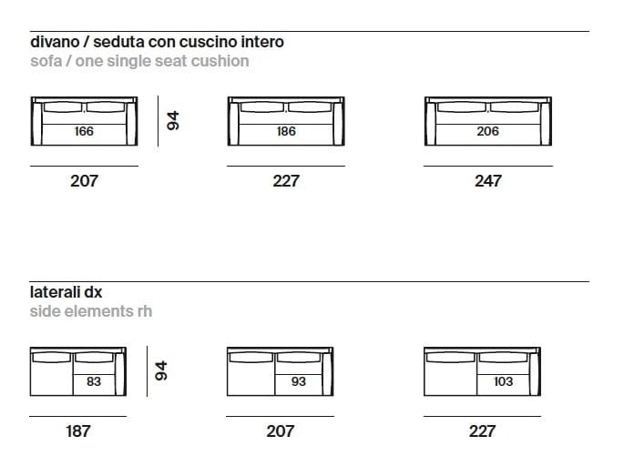 3-местный тканевый секционный диван Twils HAROLD ARCH-00147644 - Вид №5