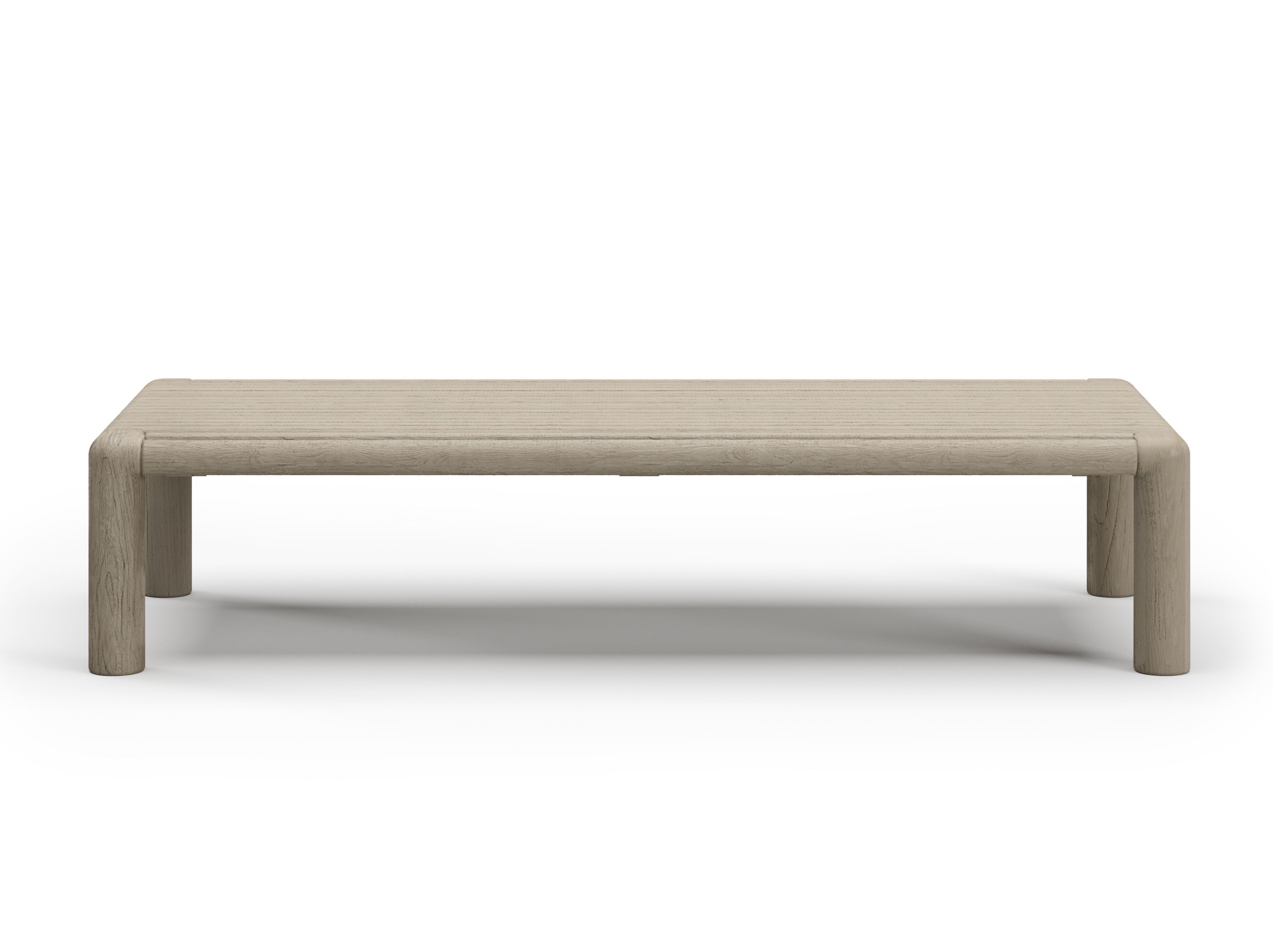 Деревянный прямоугольный низкий садовый столик SNOC Caleo ARCH-00077649