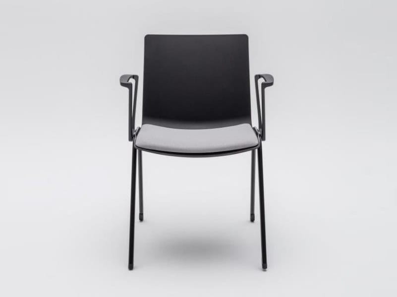 Пластиковый стул для зала ожидания со встроенной подушкой MDD шила ARCH-00084054