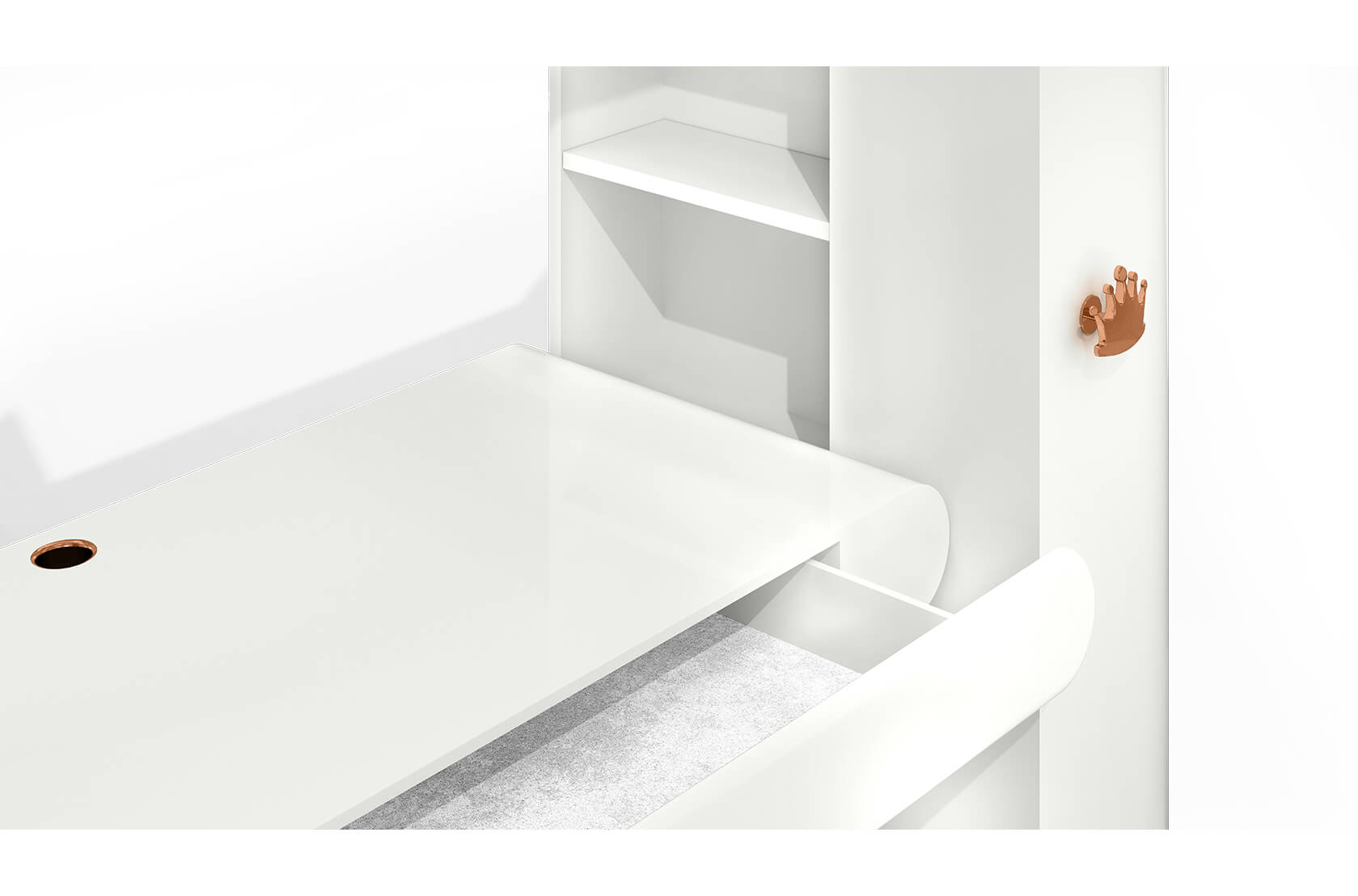 CIST364 Детский туалетный столик Короли и королевы Circu  - Вид №5