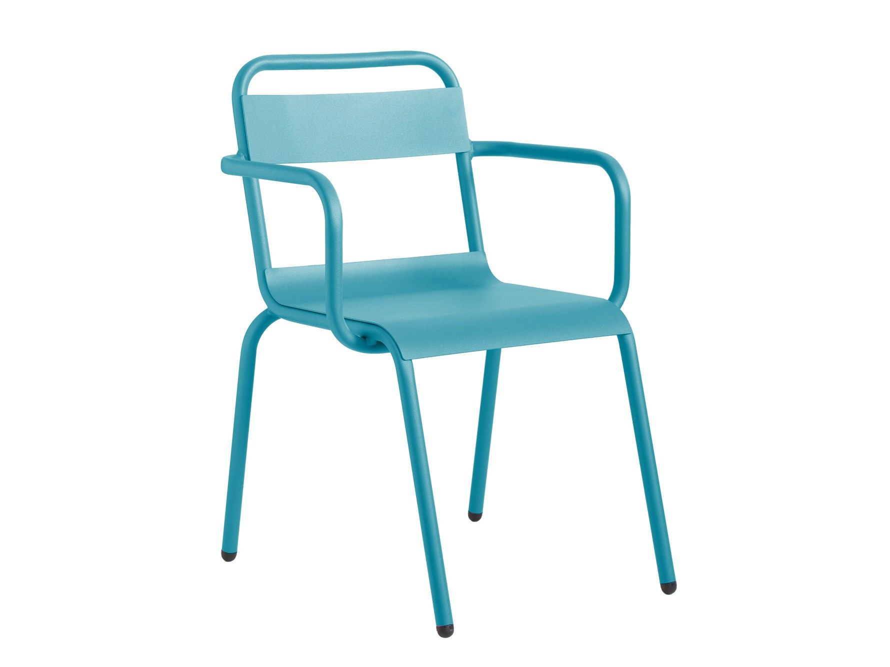 Алюминиевый штабелируемый садовый стул с подлокотниками iSimar ARCH-00034501 - Вид №7