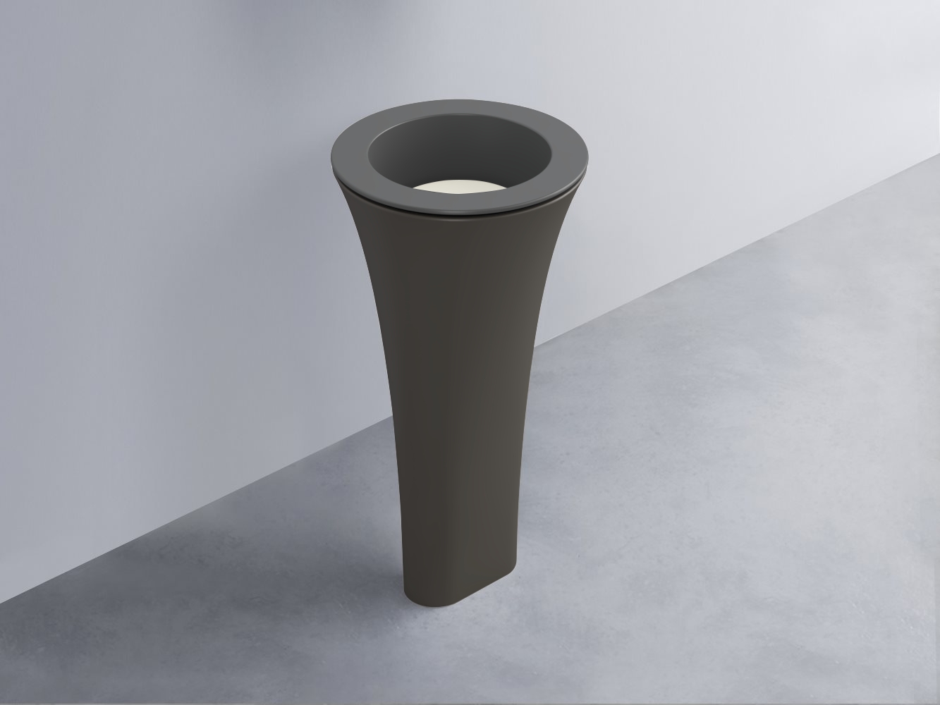 AMLA45-CM+AMPILT-TL+AMCOLT-FN Раковина Amedeo Tondo отдельностоящая cielo Enjoy + Amedeo Ceramica Cielo
