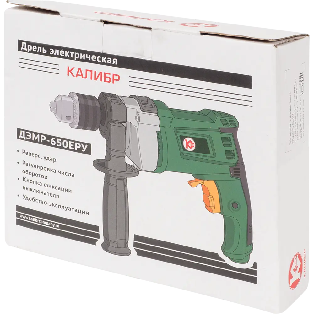 Дрель ударная Калибр ДЭМР-650ЕРУ, 650 Вт STLM-2204195 - Вид №4