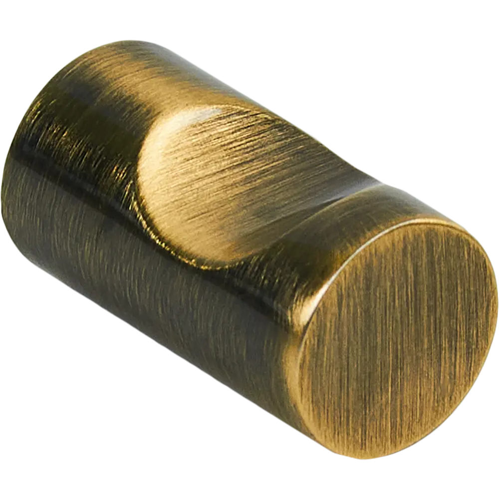 Мебельная ручка-кнопка 2601-00-AB 22x12 мм, цвет бронза EDSON STLM-2120123