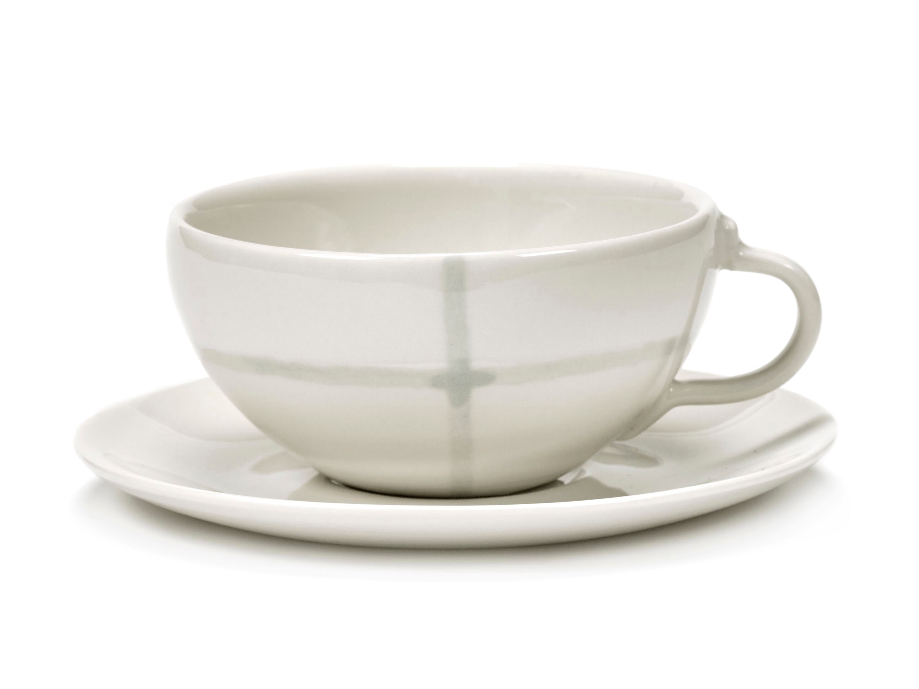Фарфоровая кофейная чашка с блюдцем Serax Zuma ARCH-00078032