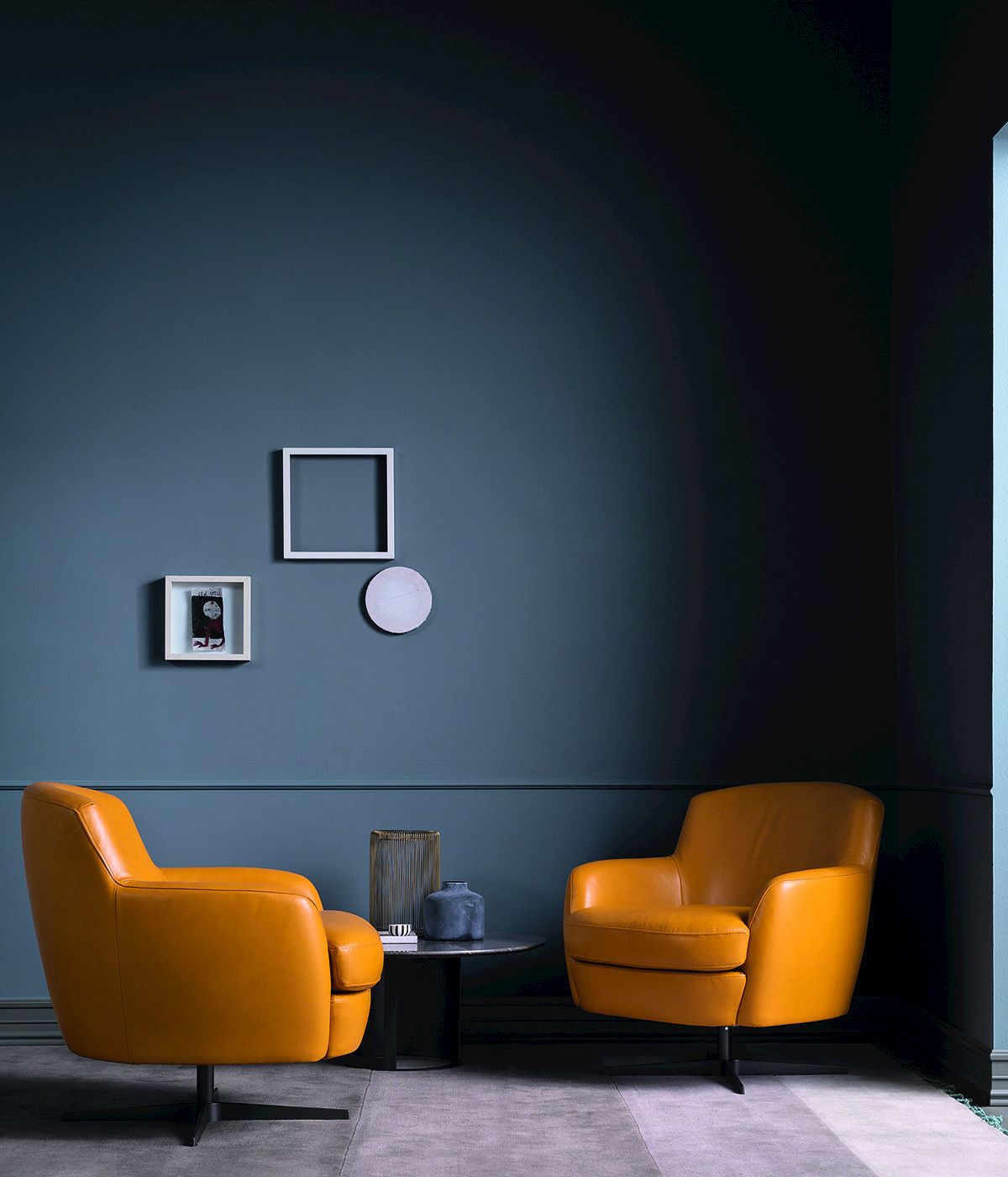 Кожаное вращающееся кресло с подлокотниками BODEMA CAROL ARCH-00149980 - Вид №5