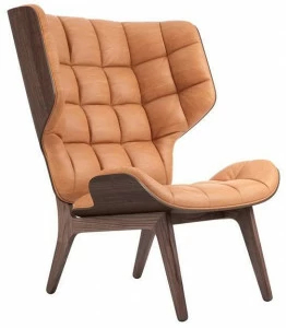 NORR11 Кожаное кресло с высокой спинкой Mammoth