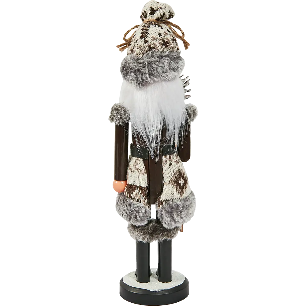 87547372 Декоративная фигура пластиковая Щелкунчик в коричневом 28см STLM-1324638 Santreyd Christmas - Вид №4