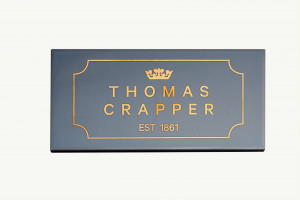 TCTINRGG Thomas Crapper Декоративная плитка с логотипом Rasa Grey Thomas Crapper