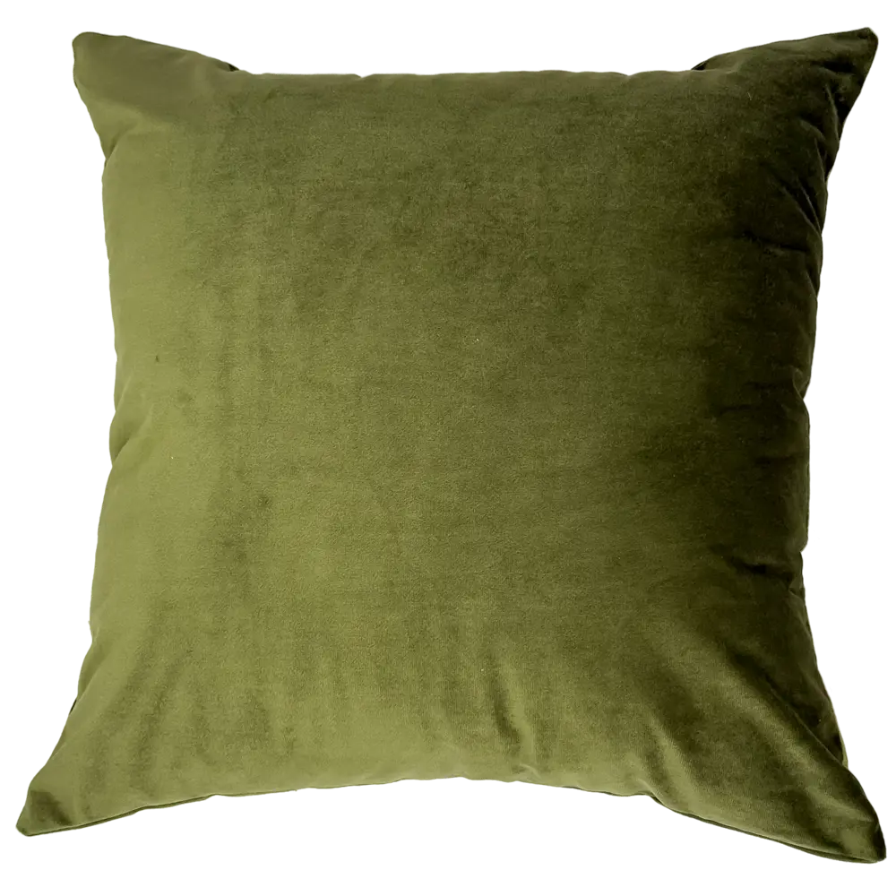Подушка декоративная Linen Way Tony 45x45 см бархат цвет хаки STLM-2129943