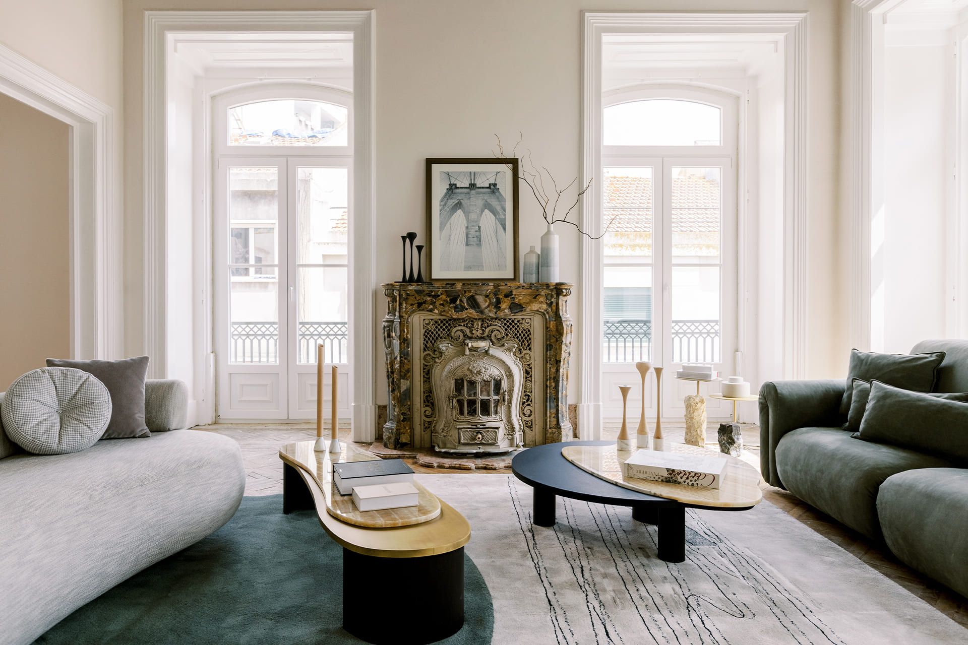 Низкий деревянный журнальный столик Greenapple Armona ARCH-00070165 - Вид №5