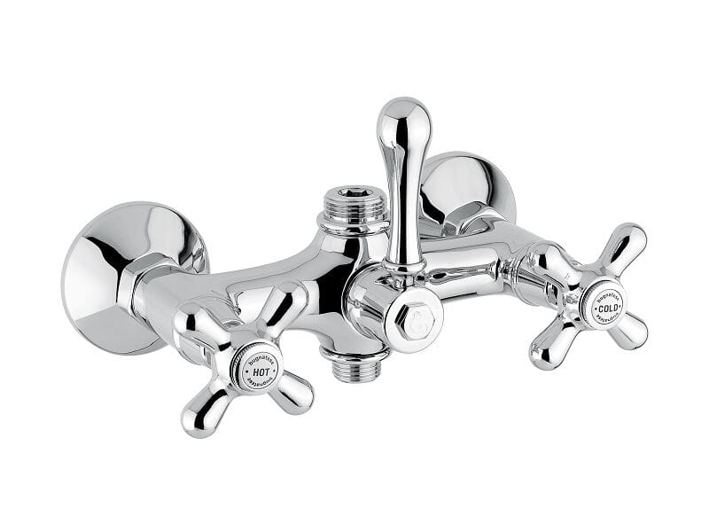 Хромированный латунный настенный смеситель для ванны Bugnatese Old ' 800 ARCH-00097498 - Вид №1