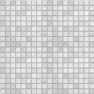 Dolomiti Bianco MAT -толщина 4мм  мозаика 305х305х4 чип 15х15 (0,093м)