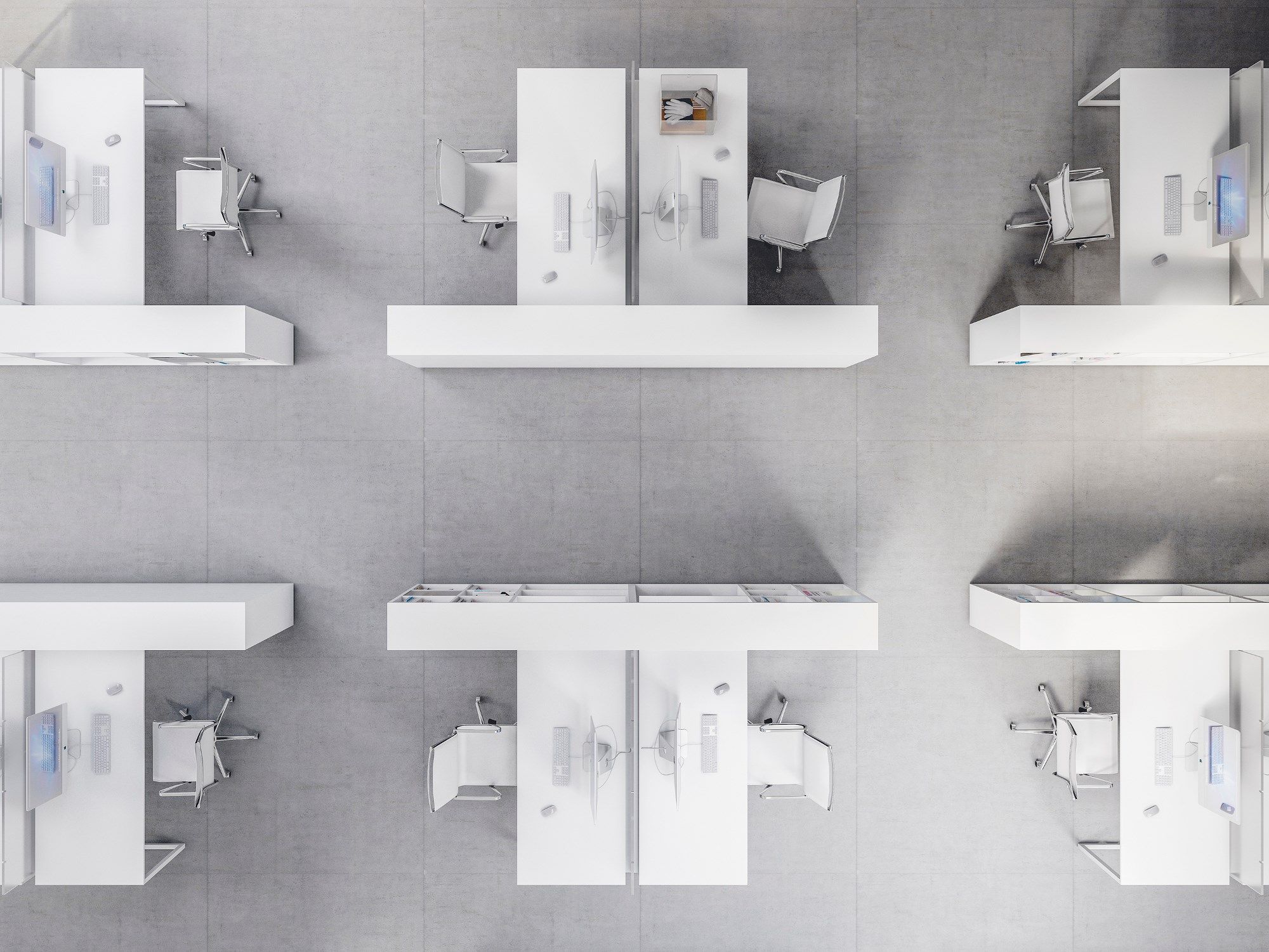 Множественная операционная мебель с различными типами распределения FANTONI Framework 2.0 ARCH-00106461 - Вид №4