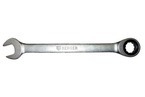 15774587 Трещоточный комбинированный ключ 30 мм BG1190 Berger BG