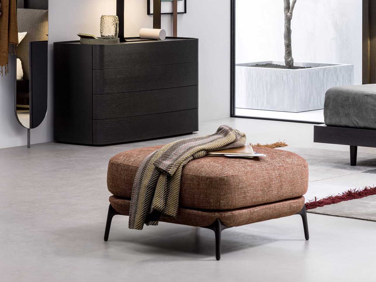 Квадратный съемный пуф из ткани Novamobili ARCH-00024083 - Вид №1