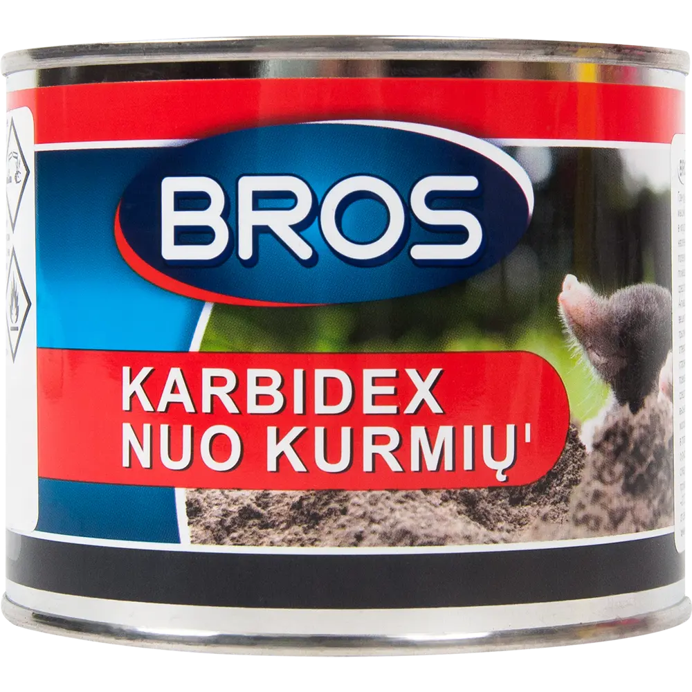 Гранулы Karbidex от кротов 500 г BROS STLM-2194939