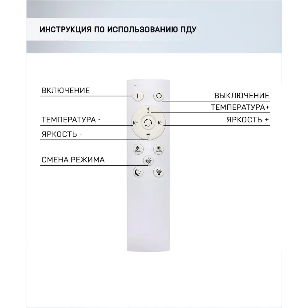 Светильник настенно-потолочный светодиодный влагозащищенный 48019.50.90.77CL 25 м² регулируемая яркость света цвет белый 85559721 STLM-2095850 СЕМЬ ОГНЕЙ  - Вид №9