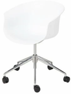 Grado Design Поворотное офисное кресло из полипропилена с 5 спицами и колесами Queen Que-ch-02