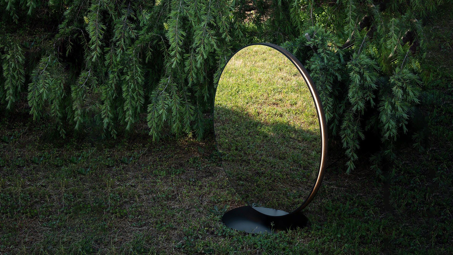 Двухстороннее напольное зеркало со встроенным освещением Artemide Se / eS ARCH-00114873 - Вид №1