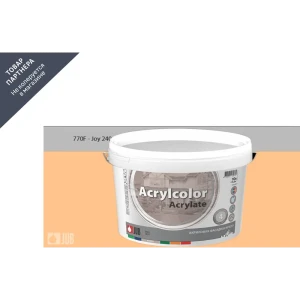 91365942 Краска фасадная Jub Acrilcolor 1009797-770f цвет оранжевый матовый база A 2 л STLM-1364601