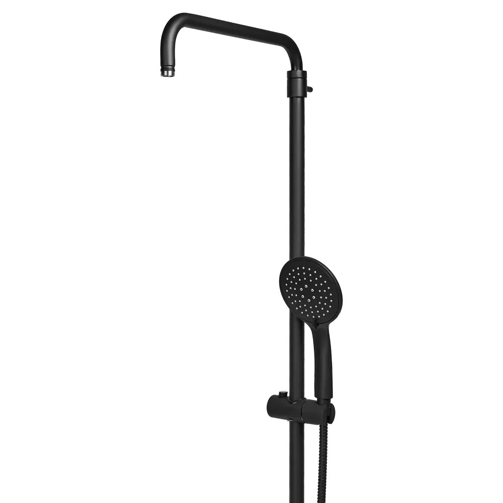 Душевая система KONSENSA Нарни SA3393PC со смесителем 3 режима цвет черный матовый STLM-2040164 - Вид №6