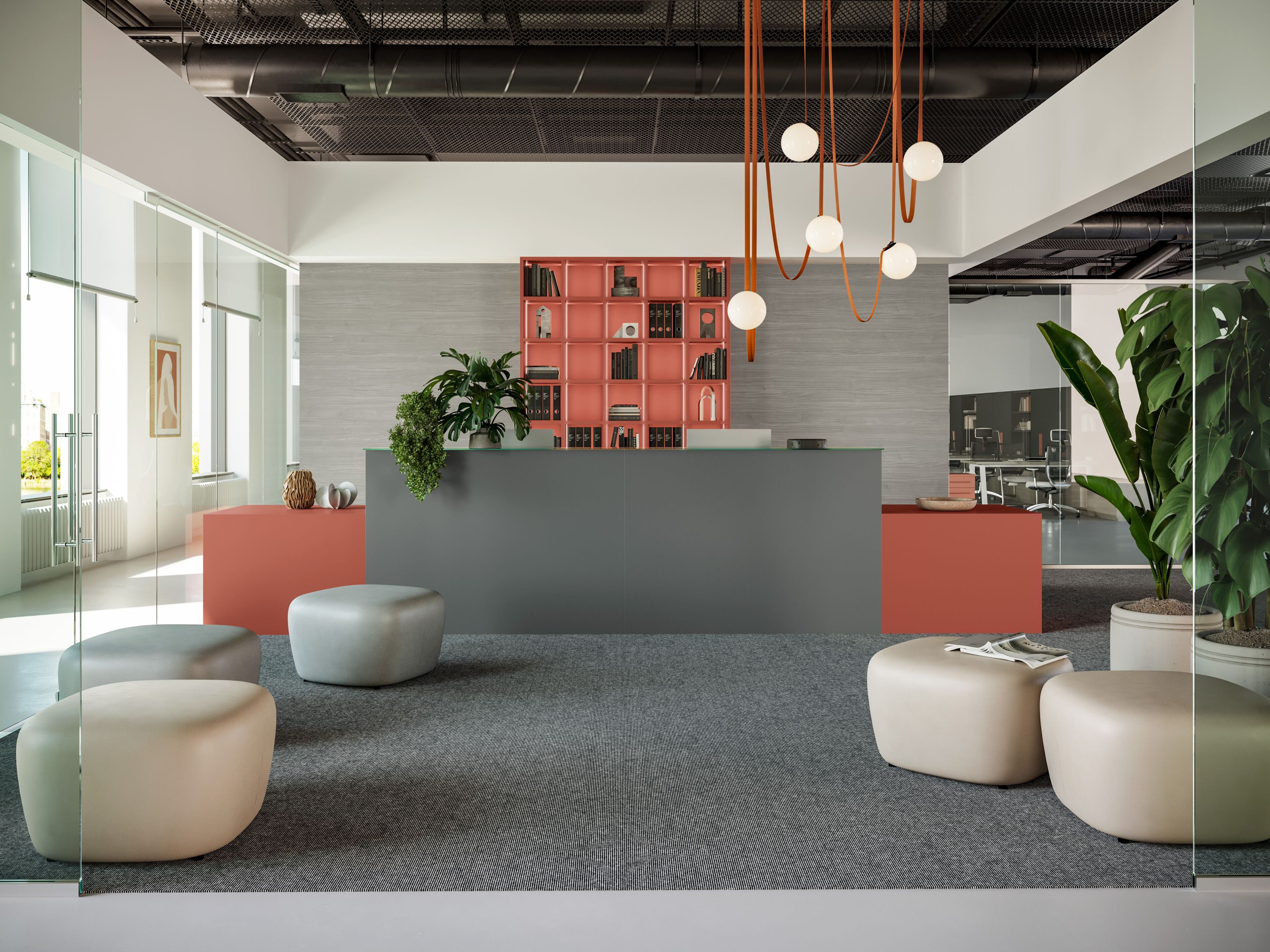 Banco reception Giessegi OfficeTime ARCH-00124992