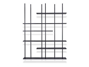 Деревянный подвесной книжный шкаф