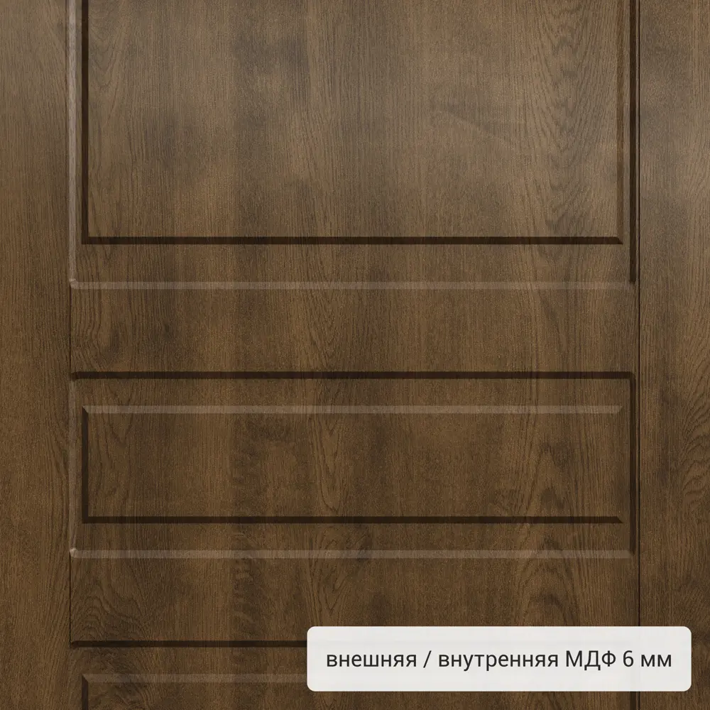 Дверь входная металлическая Страйд, 950 мм, правая, цвет летиция орех РР TOREX STLM-2160510 - Вид №3