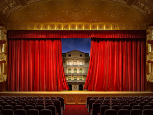 Моторизованный алюминиевый рельс для завитых штор