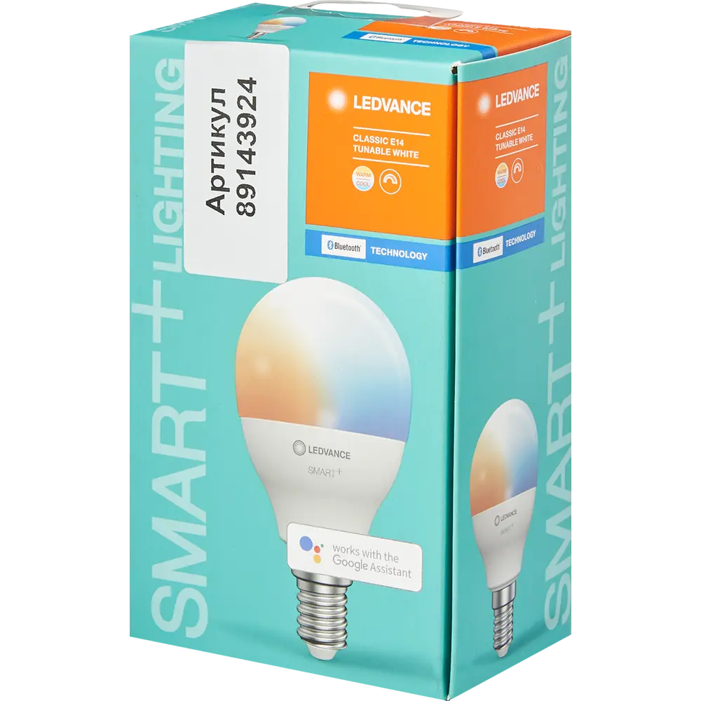 Лампа умная светодиодная Osram Smart Plus E14 220-240 В 5 Вт шар малый матовая 470 лм изменение оттенков белого 89143924 STLM-2209212 LEDVANCE  - Вид №4