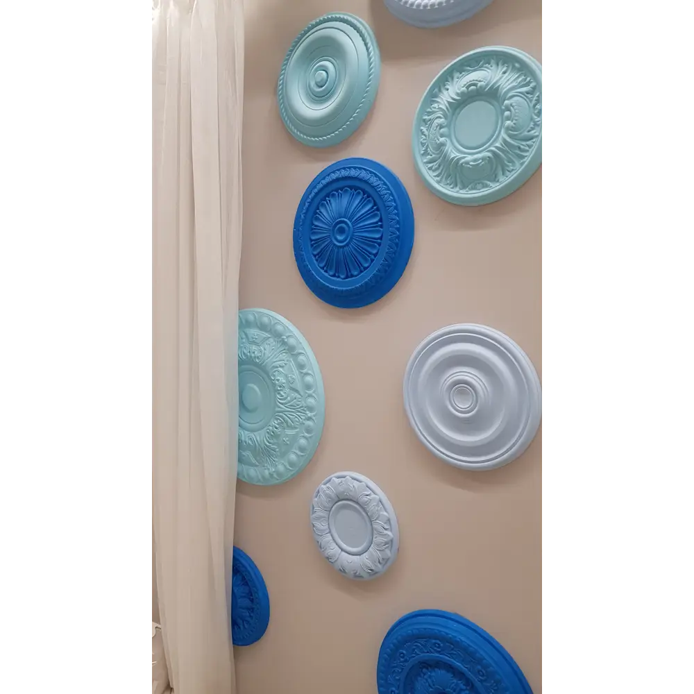 Розетка потолочная полистирол белая Формат 340 34 см FORMAT STLM-2021394 - Вид №1