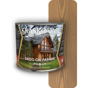 Масло для фасада Kraskovar Deco Oil Fasade Карамель 2.2 л