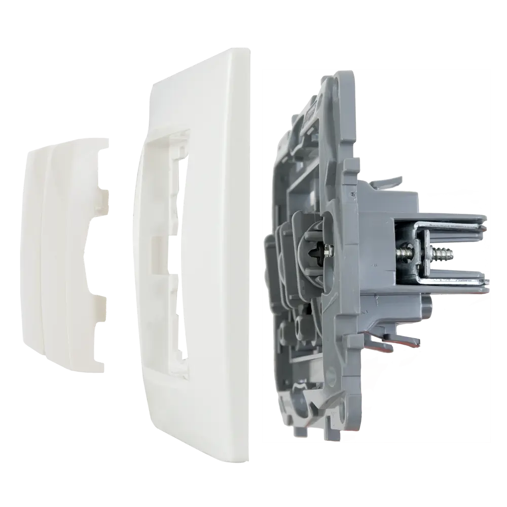 Выключатель двухклавишный Legrand Etika для скрытого монтажа в цвете слоновая кость 17356353 STLM-0007974 - Вид №5