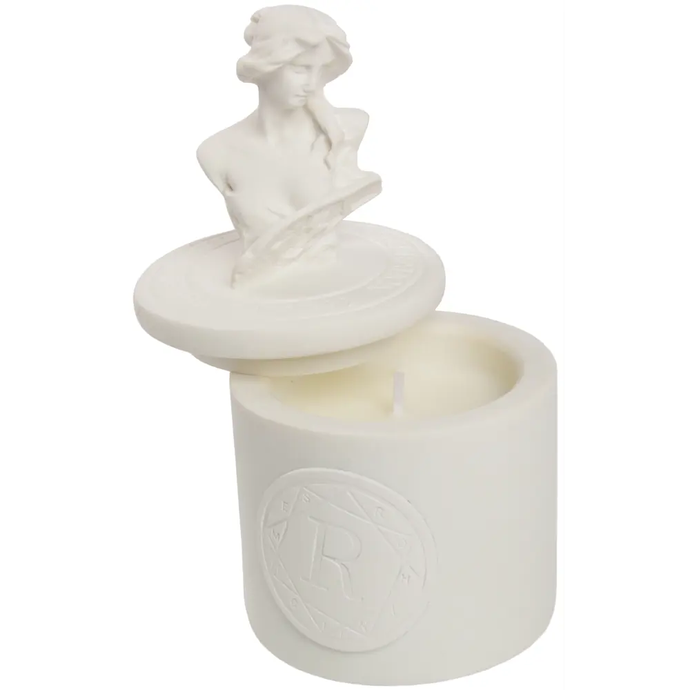 Свеча ароматизированная Богиня музыки ванильно-белая h 12.5 см Santreyd STLM-2119870