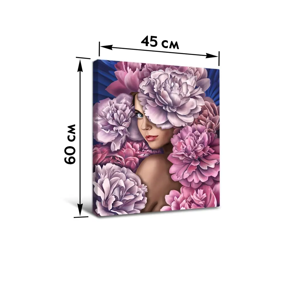 Картина модульная Девушки в цветах 45x60 см 2 шт POSTERMARKET STLM-2096798 - Вид №7