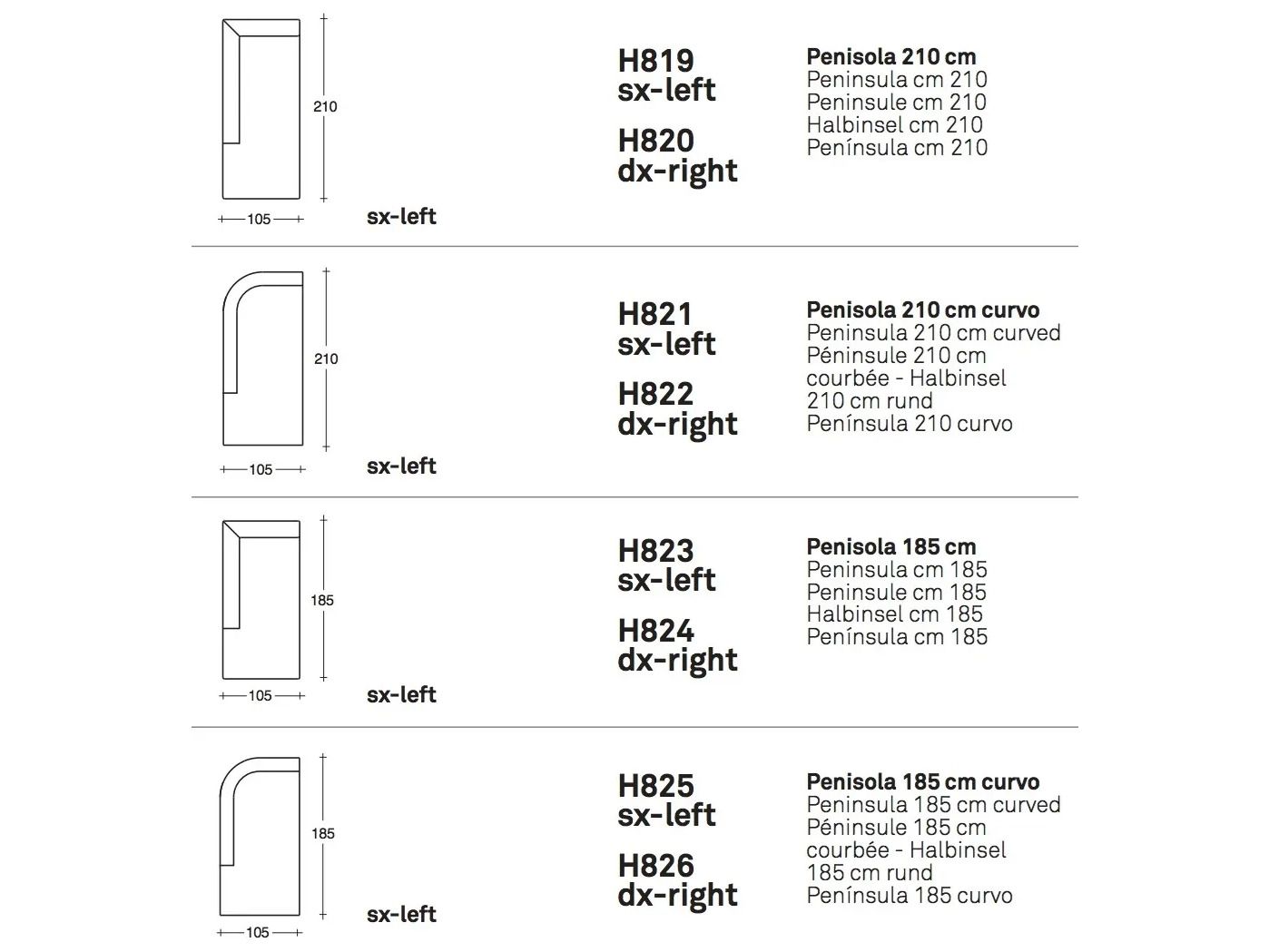 Секционный угловой диван из ткани VALENTINI Eduard New ARCH-00074004 - Вид №9