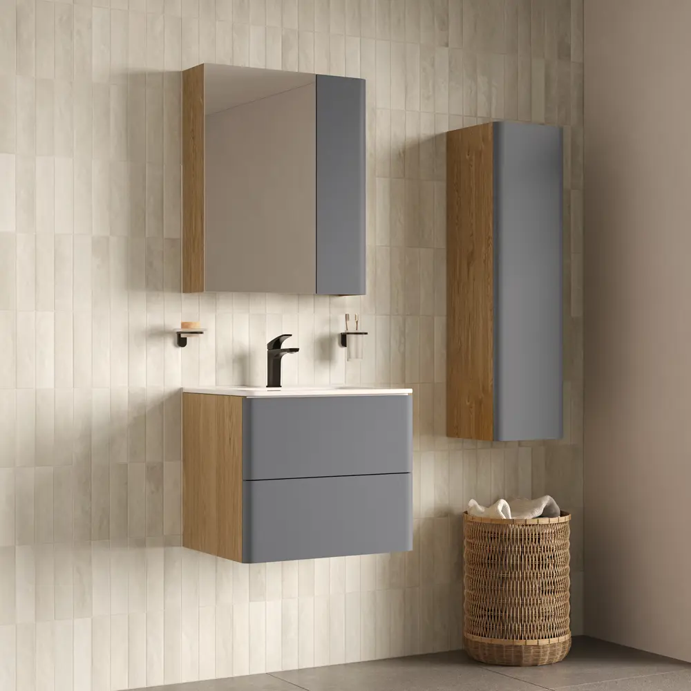 Корпус зеркального шкафа Iddis Lahta LAH60V0i99 72x60x15 см цвет дуб светлый STLM-2198671 - Вид №7