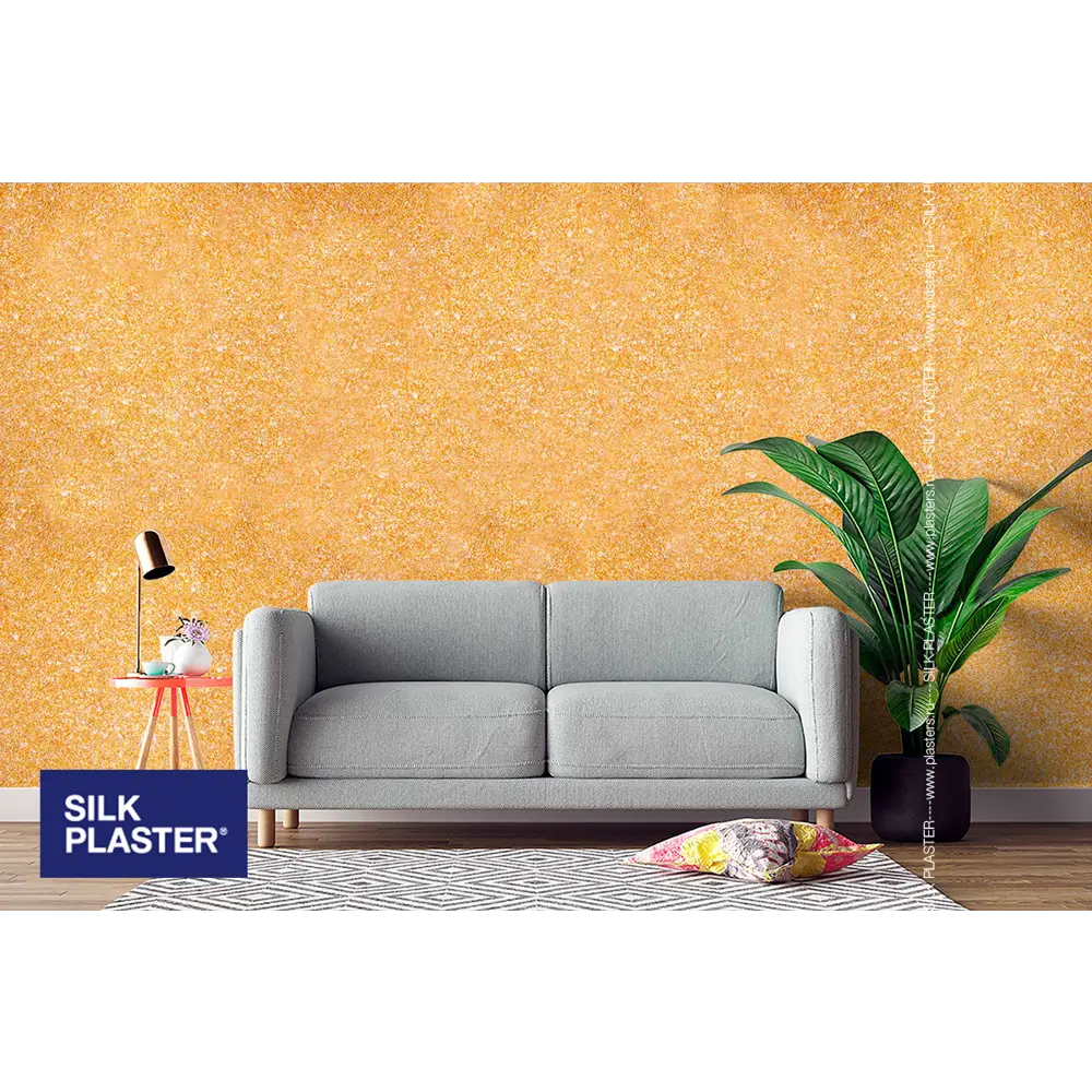 Жидкие обои Silk Plaster Absolute А221 1.05 кг цвет золотисто-бежевый 82736036 STLM-2009990  - Вид №3